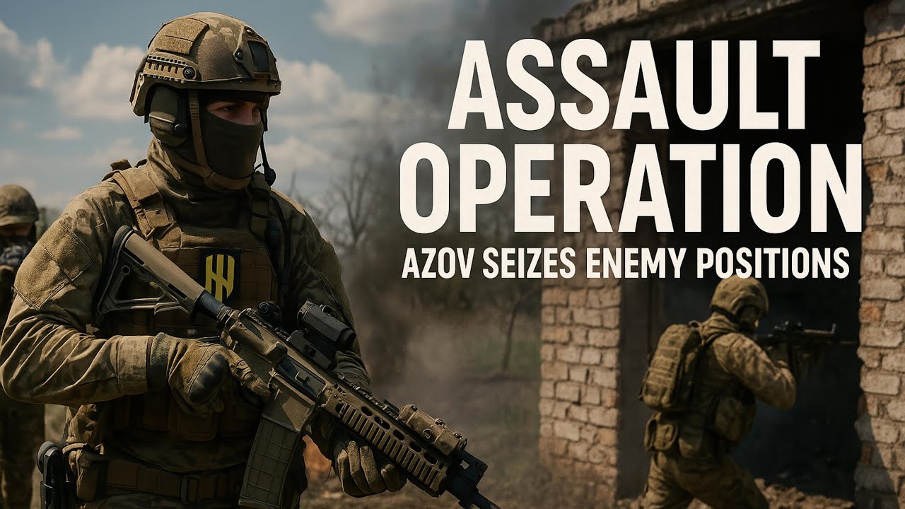 Assault operations near Kreminna. Azov seizes and clears enemy positions