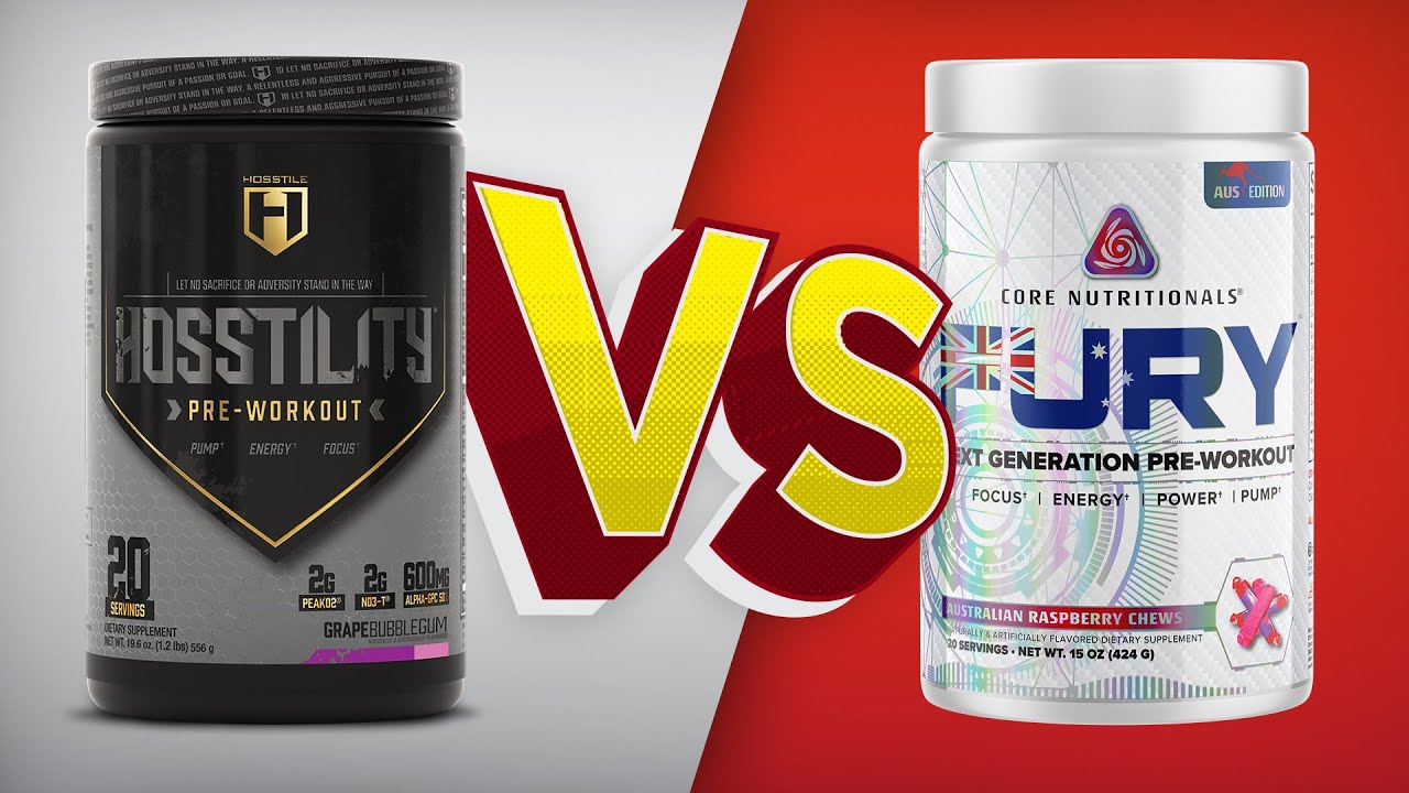 World's Best PRE-WORKOUTS Go HEAD To HEAD! Hosstile Hosstility vs Core Fury SUPPWARS