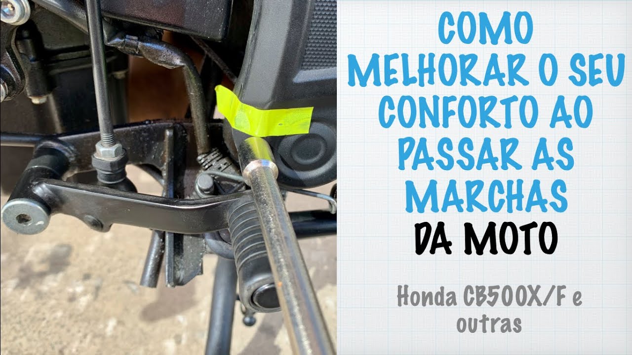 COMO REGULAR O CÂMBIO/PEDAL DE MARCHAS DA MOTO