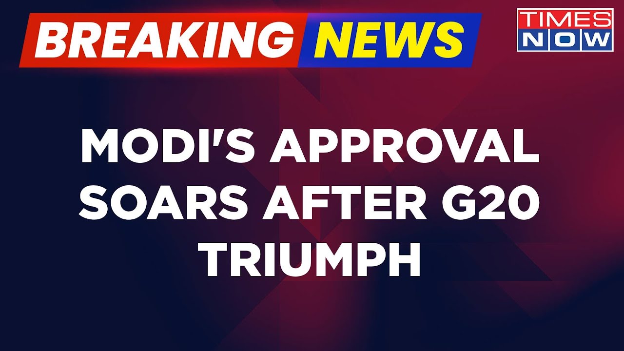 PM Modi's Global Star Shines Bright | Approval Ratings Skyrocket to 76% After Triumphant G20 Summit
