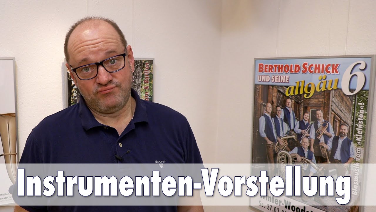 Berthold Schick mit dem Melton Meister Art Tenorhorn MAT24