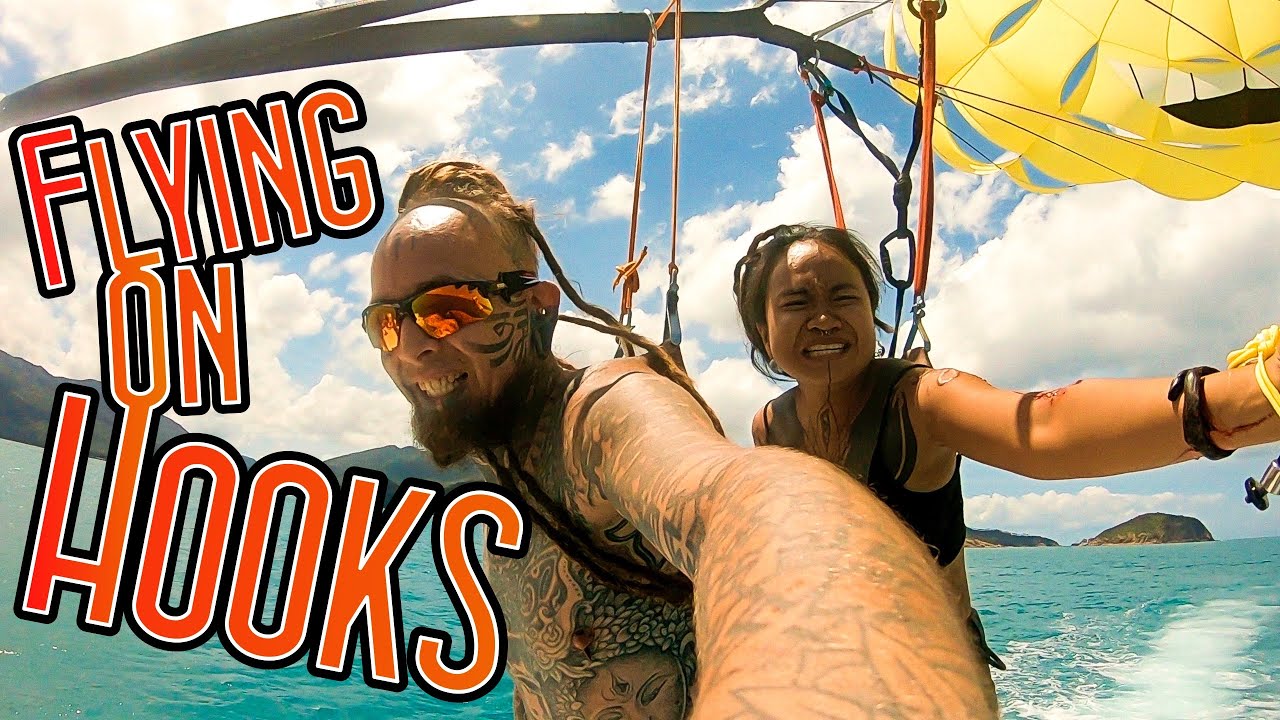 Body Suspension on a parasail