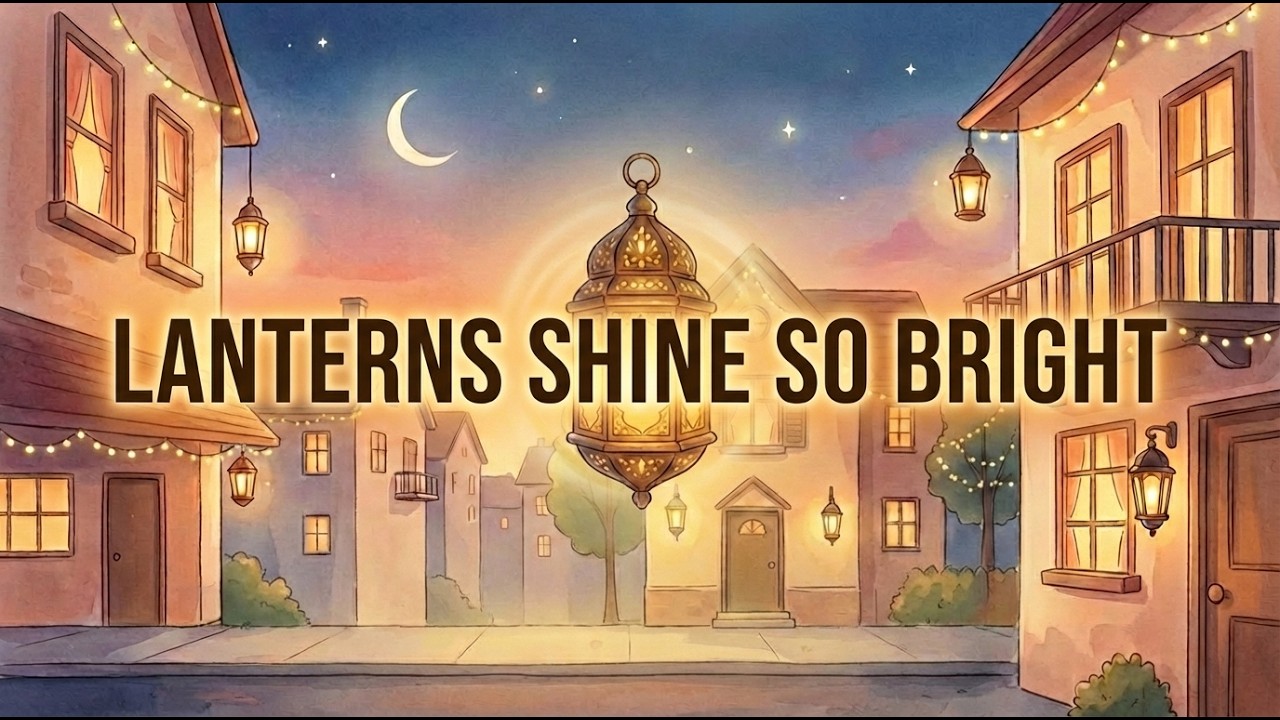 Lanterns Shine So Bright Poem | Nursery Rhymes for Babies | @CrazyChamps Nursery Rhymes