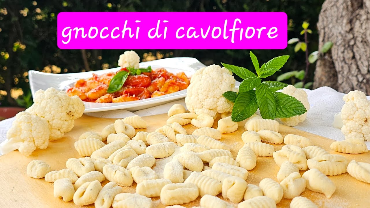 Gnocchi di cavolfiore, leggeri ma gustosi