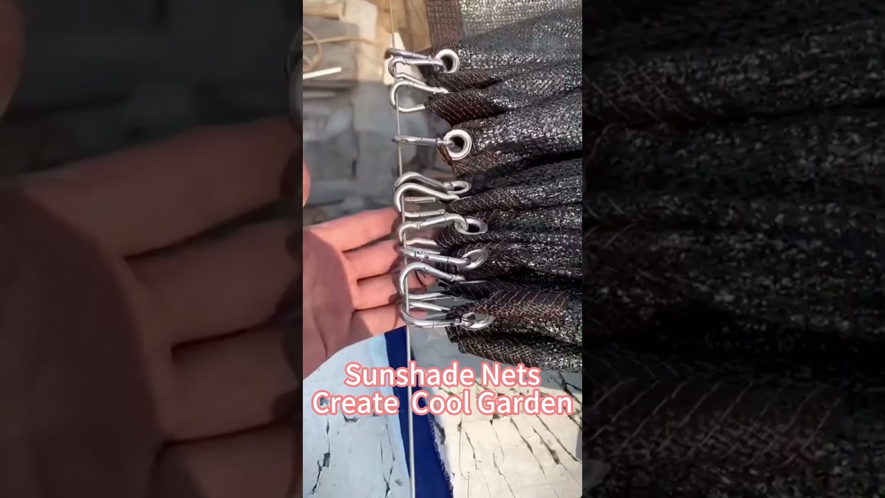 【Garden Product-3】Black Sunshade Nets，create a cool, shaded oasis for your outdoor space.