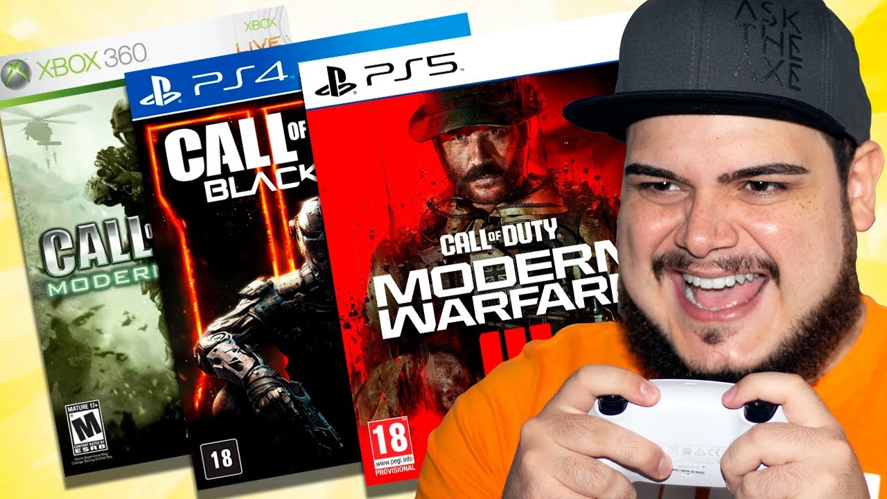 Jogando TODOS os CALL OF DUTY em 1 único vídeo!