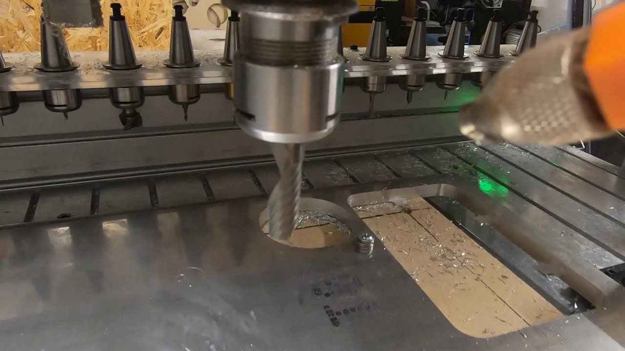 DIY ATC CNC - Y and X motor bracket from 12mm Aluminuim