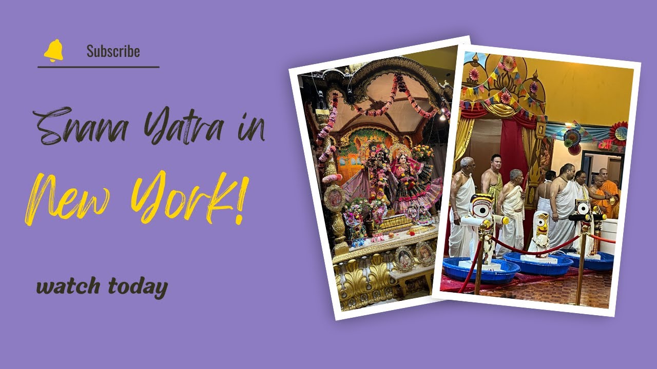 Bhakti Vision: Snana Yatra in New York