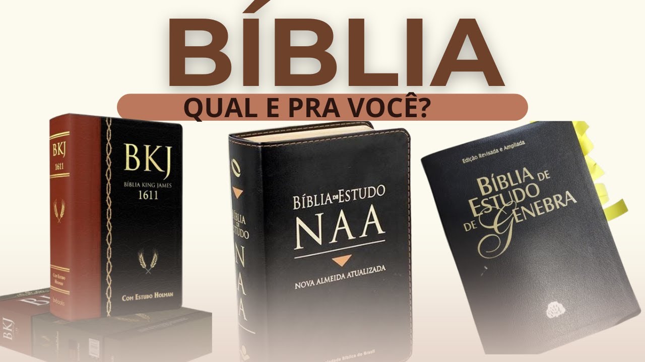 🔴 “QUAL BÍBLIA DE ESTUDO É PRA VOCÊ? 3 INDICAÇÕES DE BÍBLIAS PARA HOMENS🎯