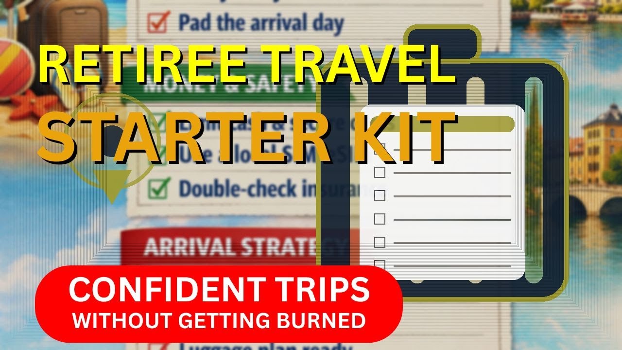 Retiree Travel Starter Kit—Confident Trips Without Getting Burned