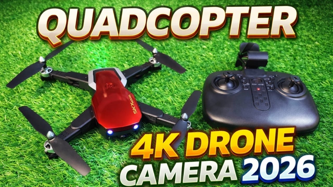 QUADCOPTER DRONE 4K CAMERA 2026 🔥 | Stunning Aerial View | Best Budget Drone Review