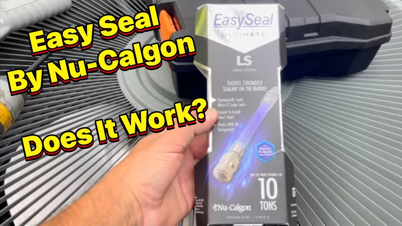 Using Easy Seal To Stop A Refrigerant Leak!  Trying Out Other Nu-Calgon Products Too!