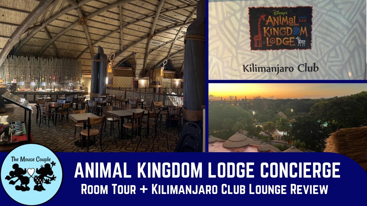 We Stayed Concierge at Animal Kingdom Lodge!! | Room Tour + Concierge Lounge | Walt Disney World