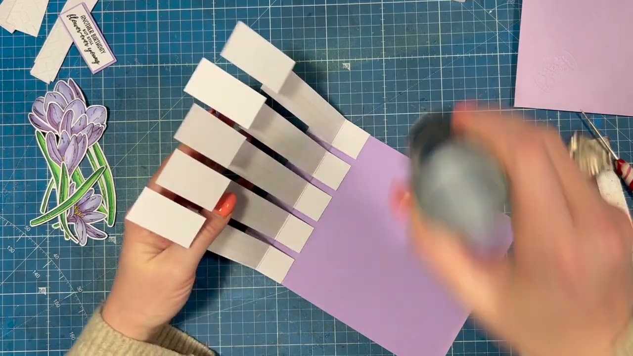 Perfect Cards for Spring! | Check out my Multi Panel Bridge Fold Cards!