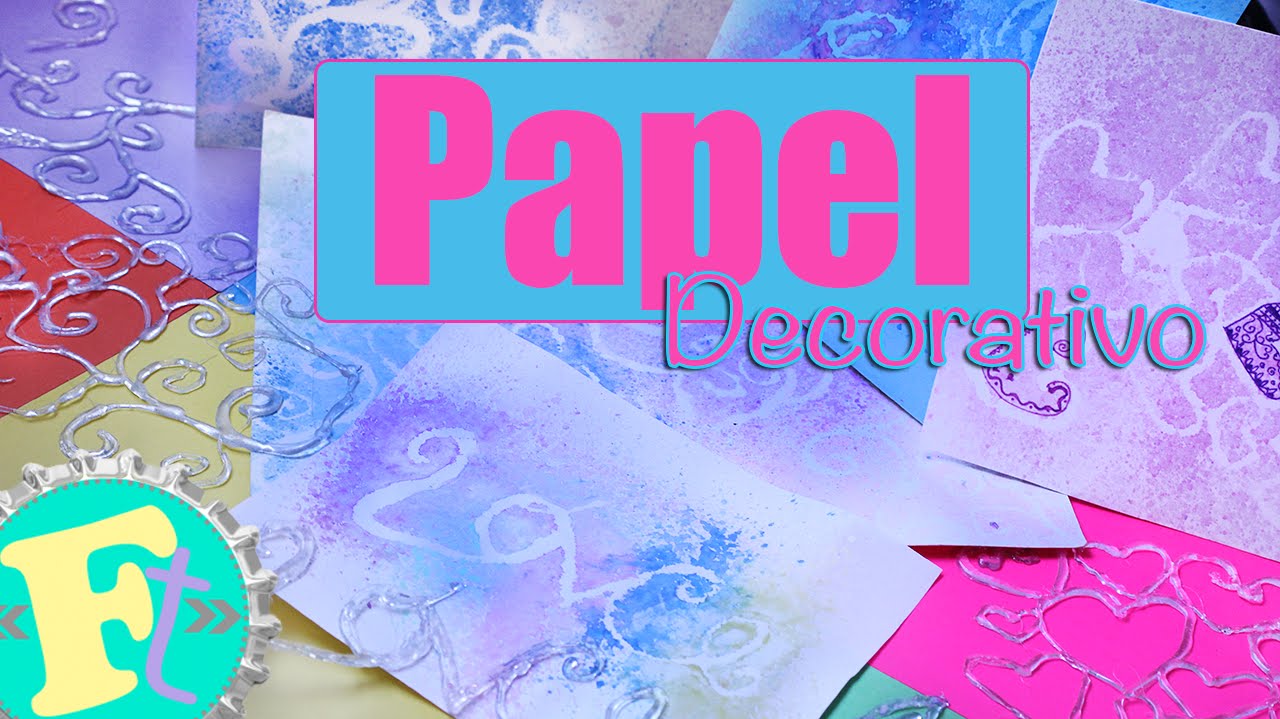 DIY: Stencils de Silicón para Decorar Papel! //Floritere//