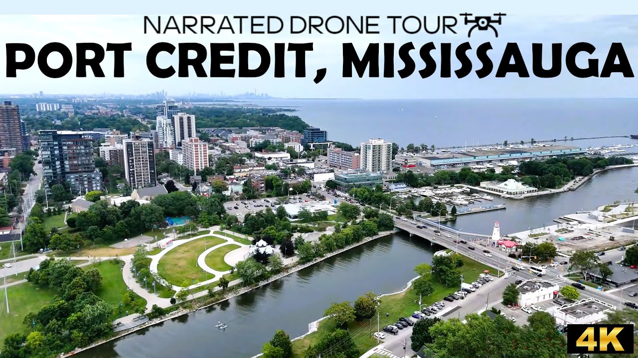 Port Credit from Above: Stunning 4K Drone Footage of Mississauga’s Waterfront Gem! 🚁