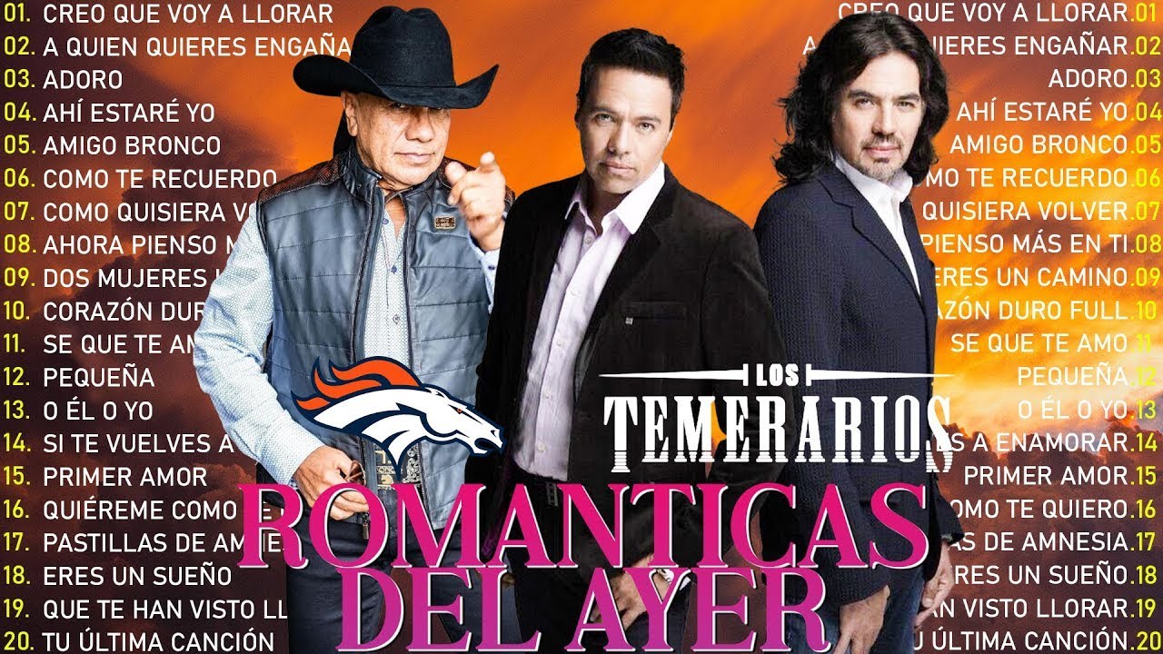 Los Temerarios y Bronco 💘 Éxitos Románticos Inolvidables – Lo Mejor de la Músicas Gruperas