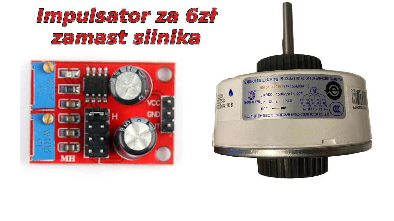 Pompa ciepła z klimatyzatora cz.3 - impulsator zamiast silnika