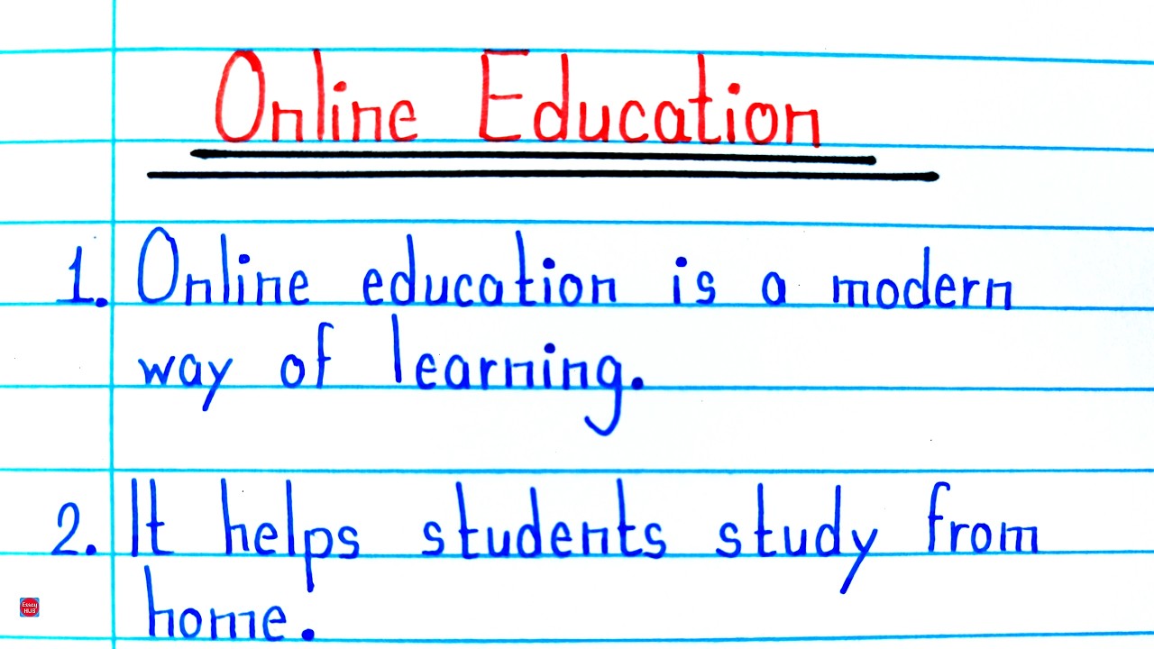 10 Lines on Online Education in English | Short Essay for Students 2026 | Advantages Explained