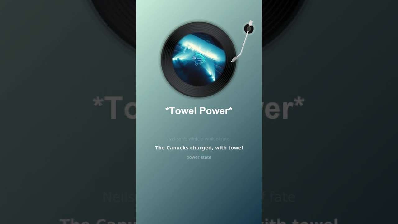 *Towel Power*