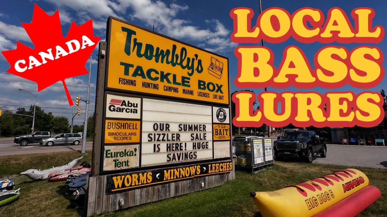Canadian Bass Fishing Gold! Trombly’s Tackle Box Walk-Through