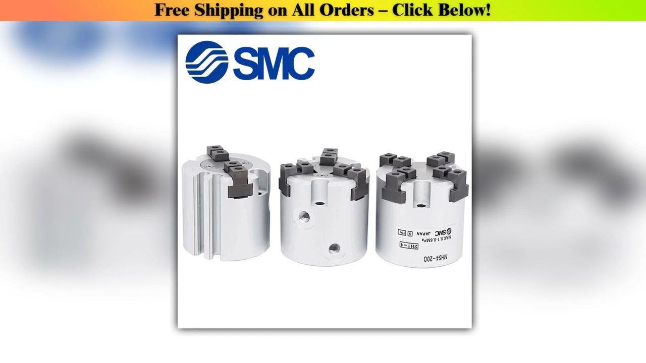 MHS2 MHS3 MHS4 Parallel Air Gripper NEW SMC 2-Finger 3-Finger 4-Finger Pnuematic Cylinder MHS3-50D