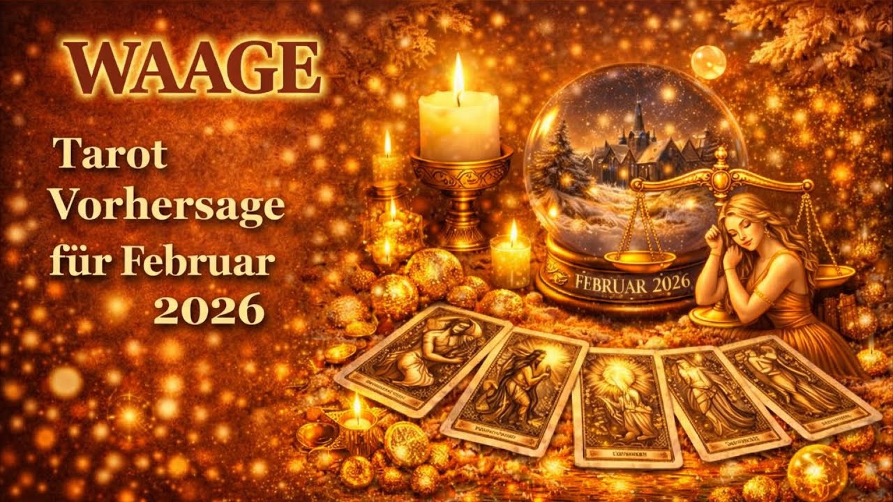 WAAGE ♎ TAROT FEBRUAR 2026 ⚖️ | DEIN WEG ZUR HARMONIE! ✨ Endlich im Gleichgewicht! 💎