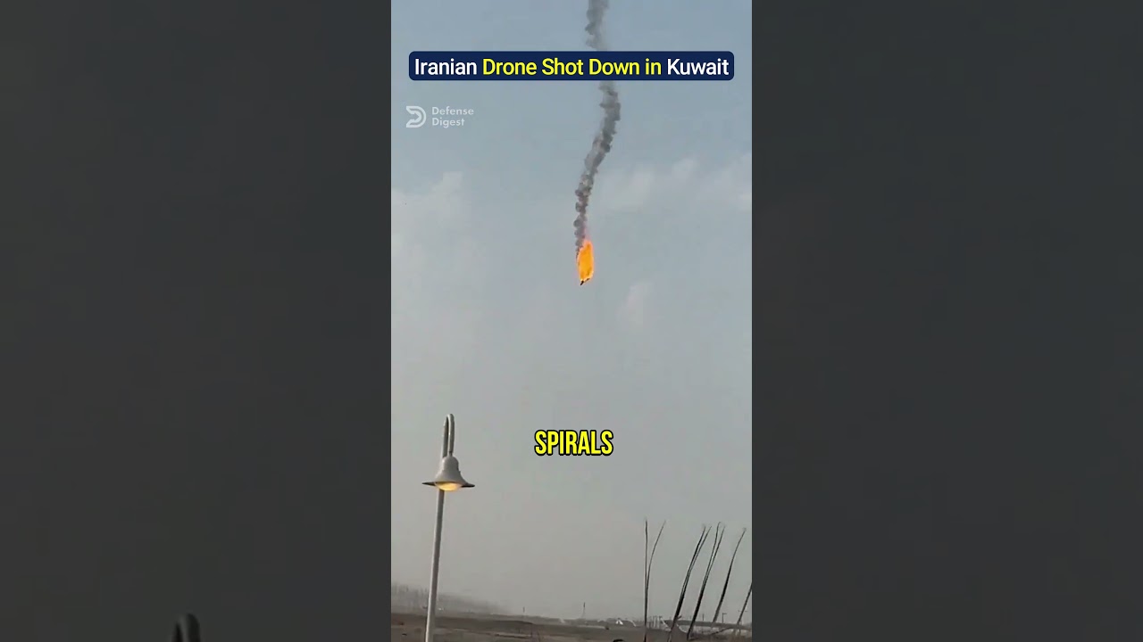 Iranian Drone Shot Down Near Kuwait Airport!