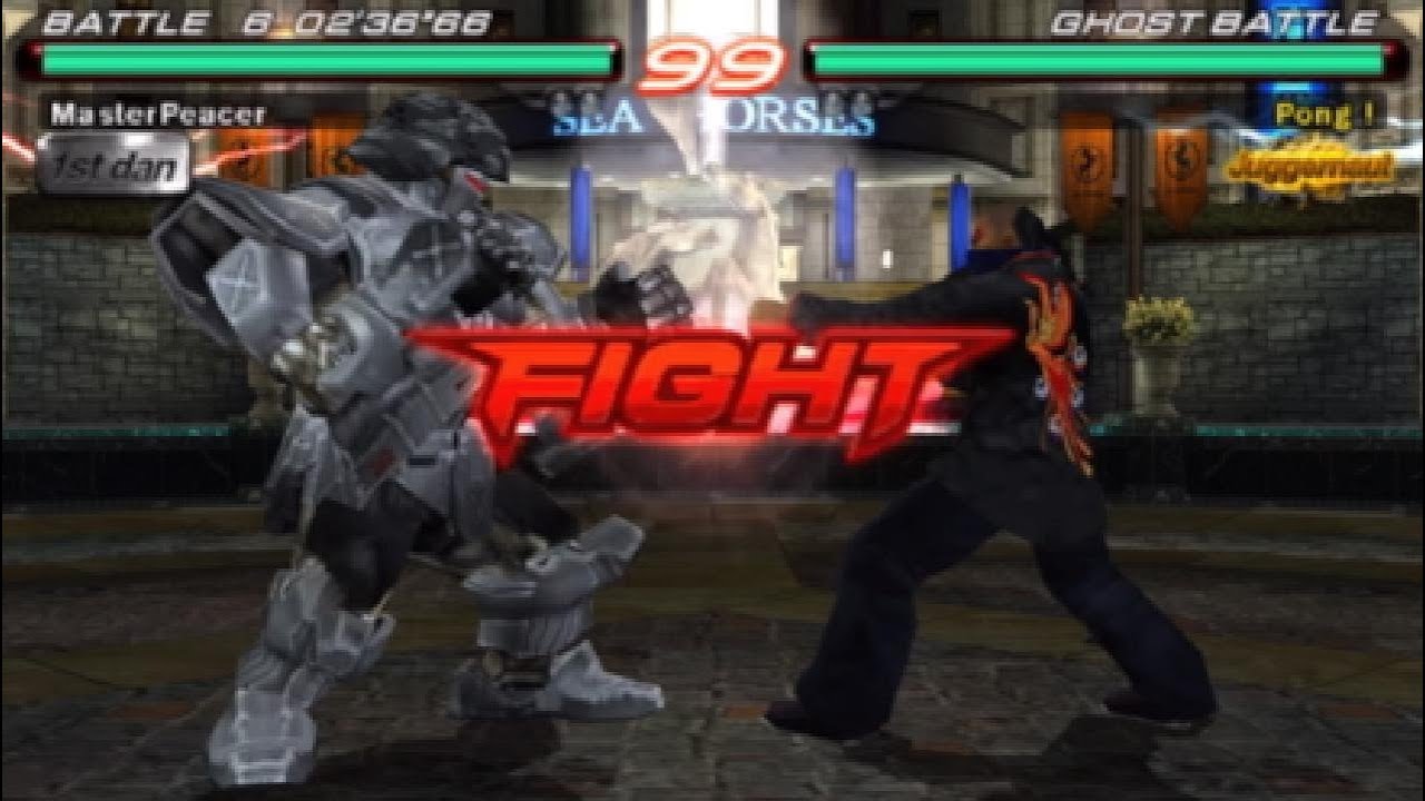 TEKKEN 6 JACK-6 With Enforcer Armored Outfit Ghost Battle Gameplay