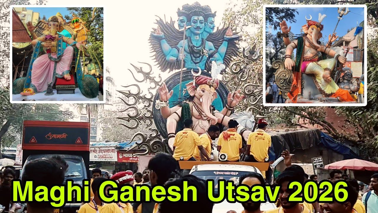 Maghi Ganesh Utsav Borivali East Ganpati Aagman 2026