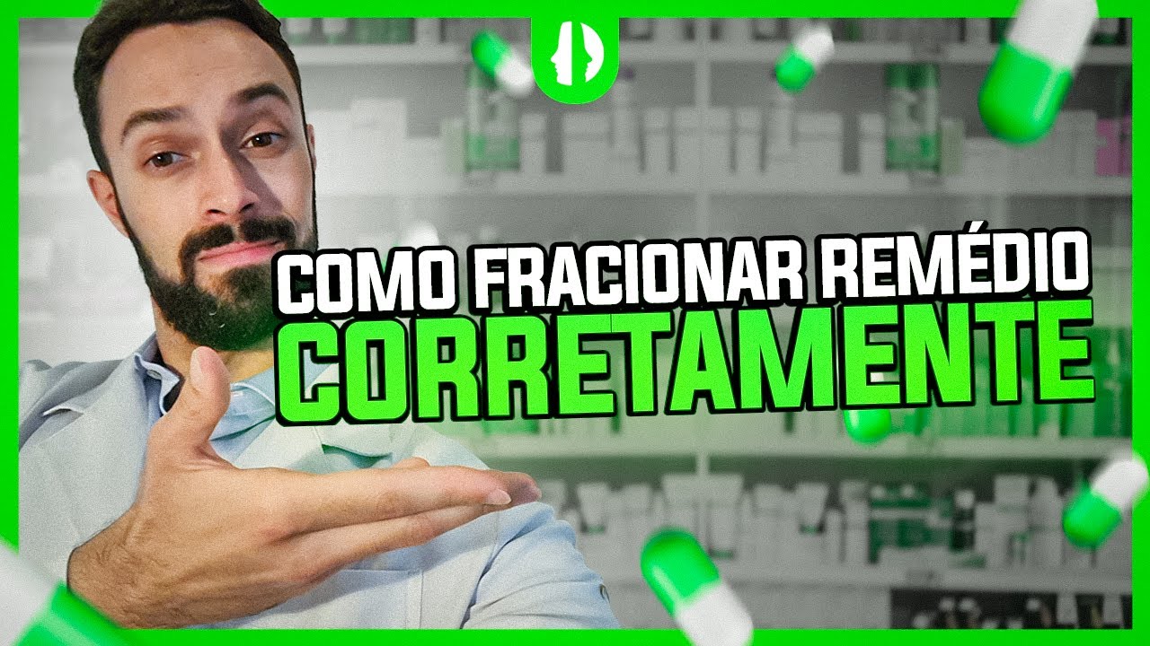 Como dividir um remédio em cápsulas?