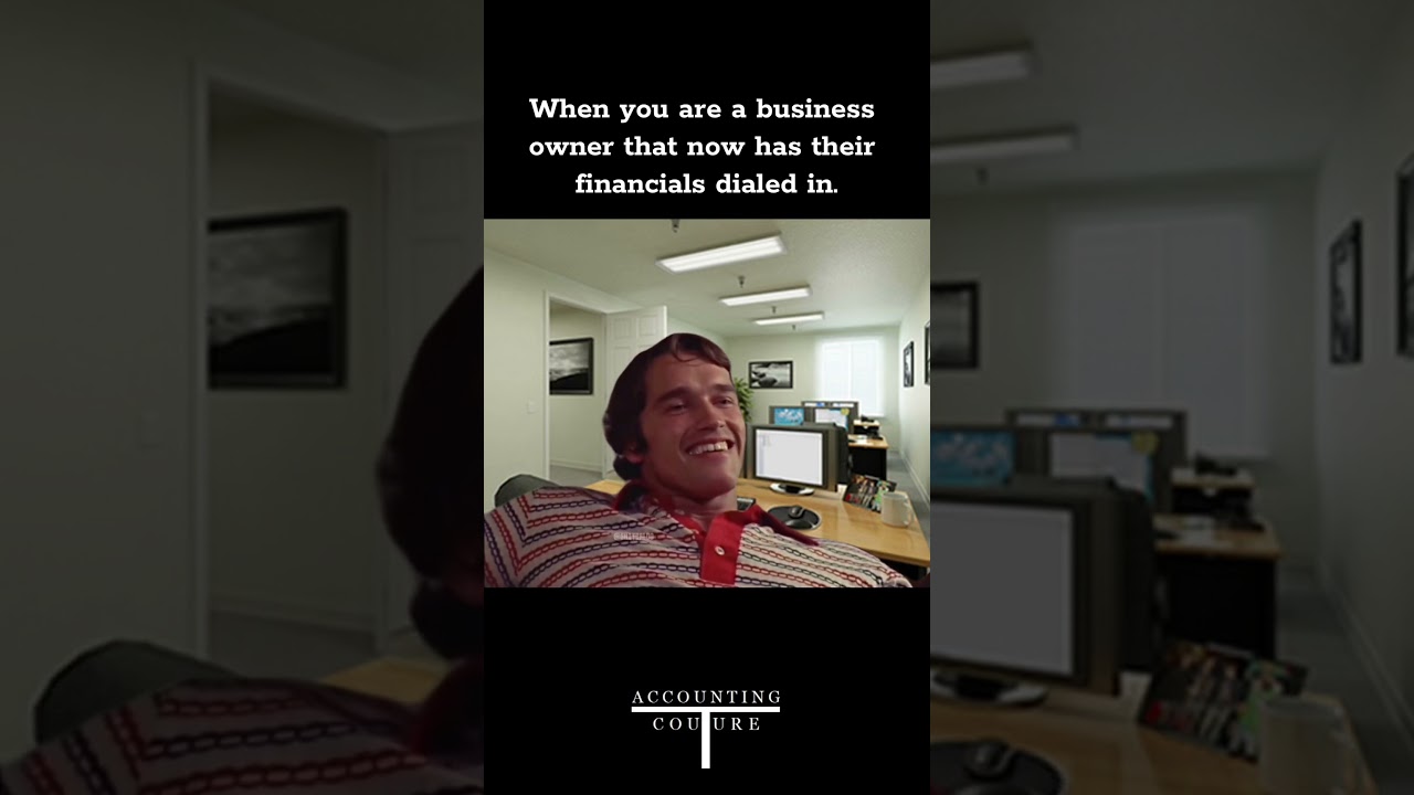 When you have your business financials dialed in. 