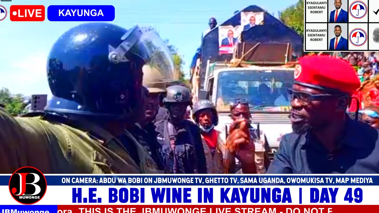 Bobi Wine Defies Police as They Attempt Another Confiscation of His Sound System