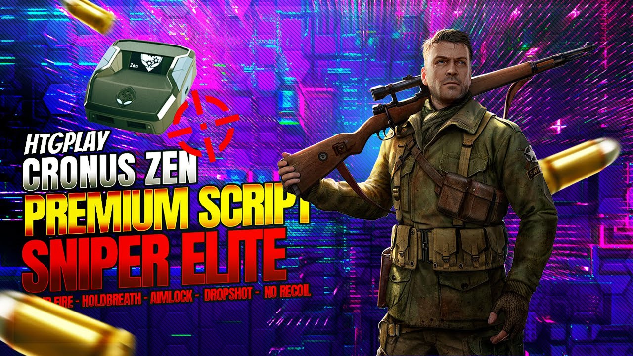 CRONUS ZEN - MELHOR SCRIPT PARA SNIPER ELITE | RECOIL | HS ASSIST | RAPID FIRE | HOLDBREATH & PING