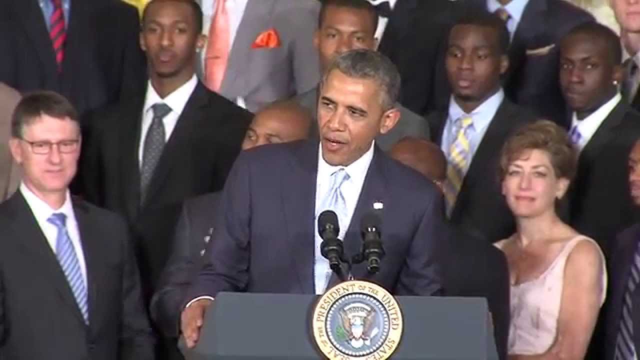 [Full Speech] President Obama Welcomes UConn Men's and Women's Basketball Teams