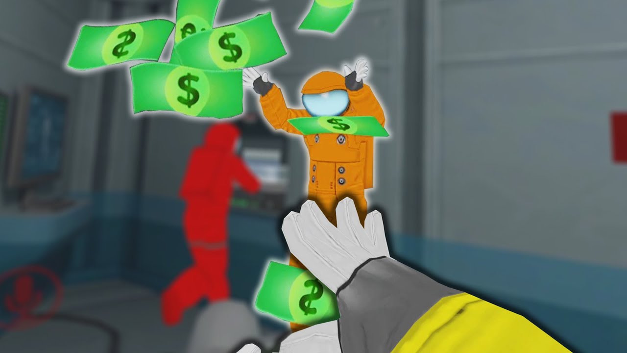 зарабатывая деньги в VR среди нас