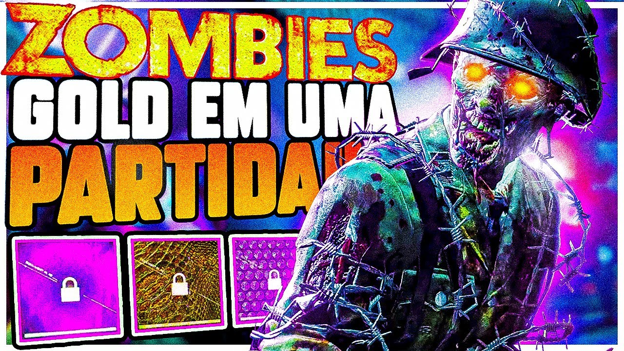 COMO PEGAR OURO EM UMA SÓ PARTIDA NO MODO ZOMBIES | COD: ColdWar