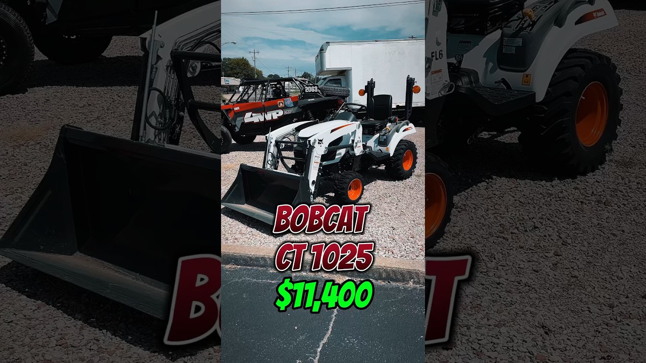 🚨 Bobcat CT1025 sub-compact tractor: ONLY$11,400 at Gillis Power Sports!!! #choosegillis