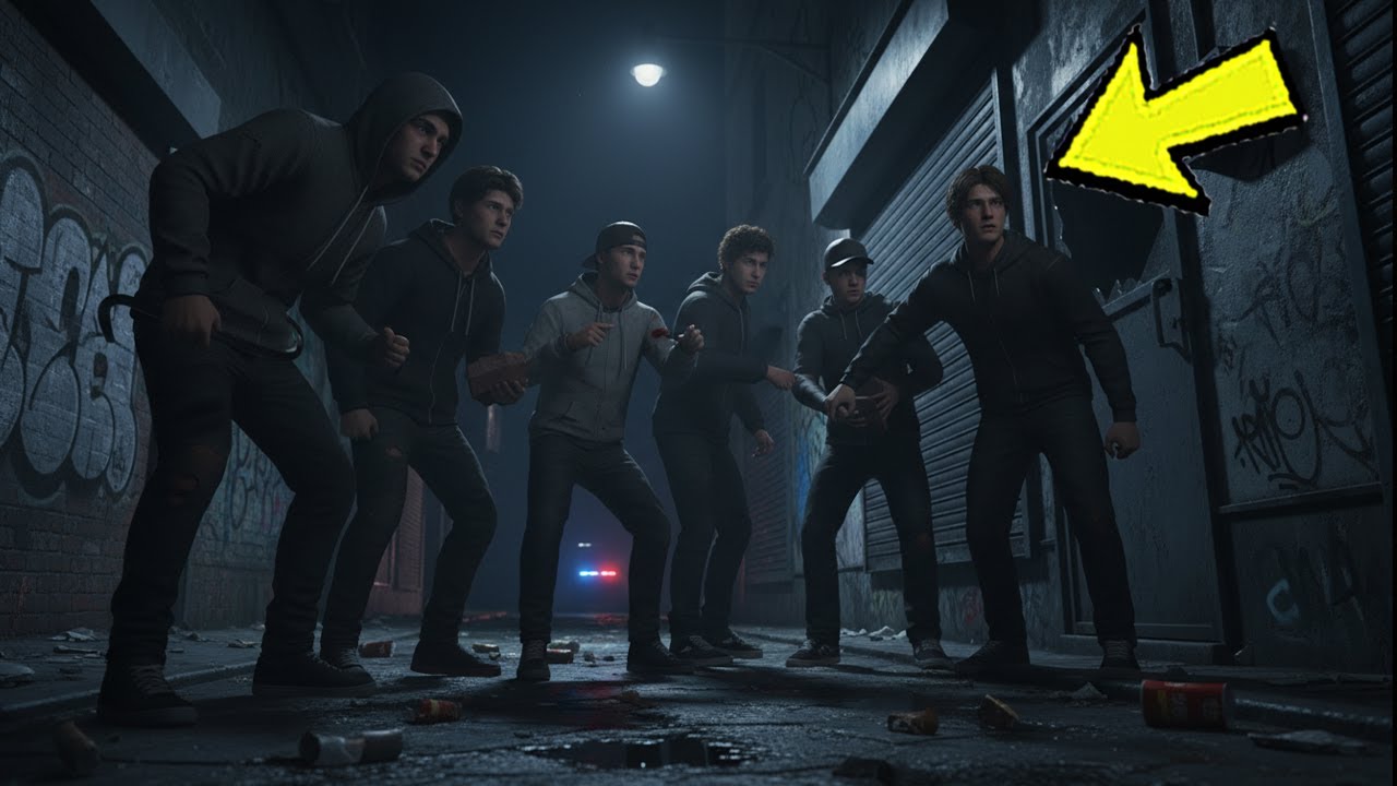 Парни задумали зло, не подозревая, кто им помешает…