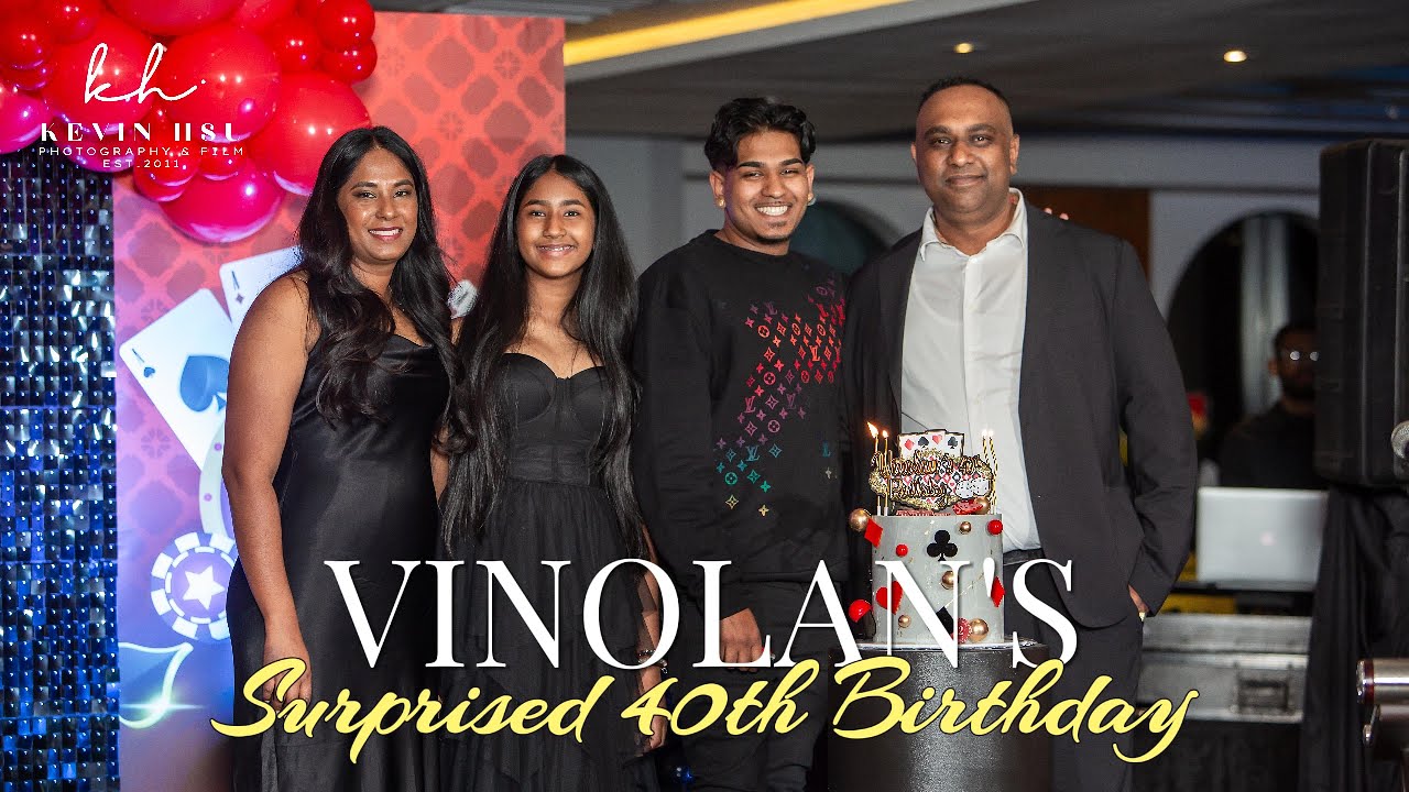 Vinolan Pillay | 27th July 2024 | Surprise 40th Birthday Film | Coastland Umhlanga #40thbirthday