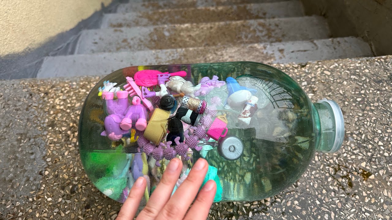 Breaking glass bottles 🙀🔥A Crushing Crunchy & Soft Things !🚧⚠️ #asmr #subscribe #bottle #like