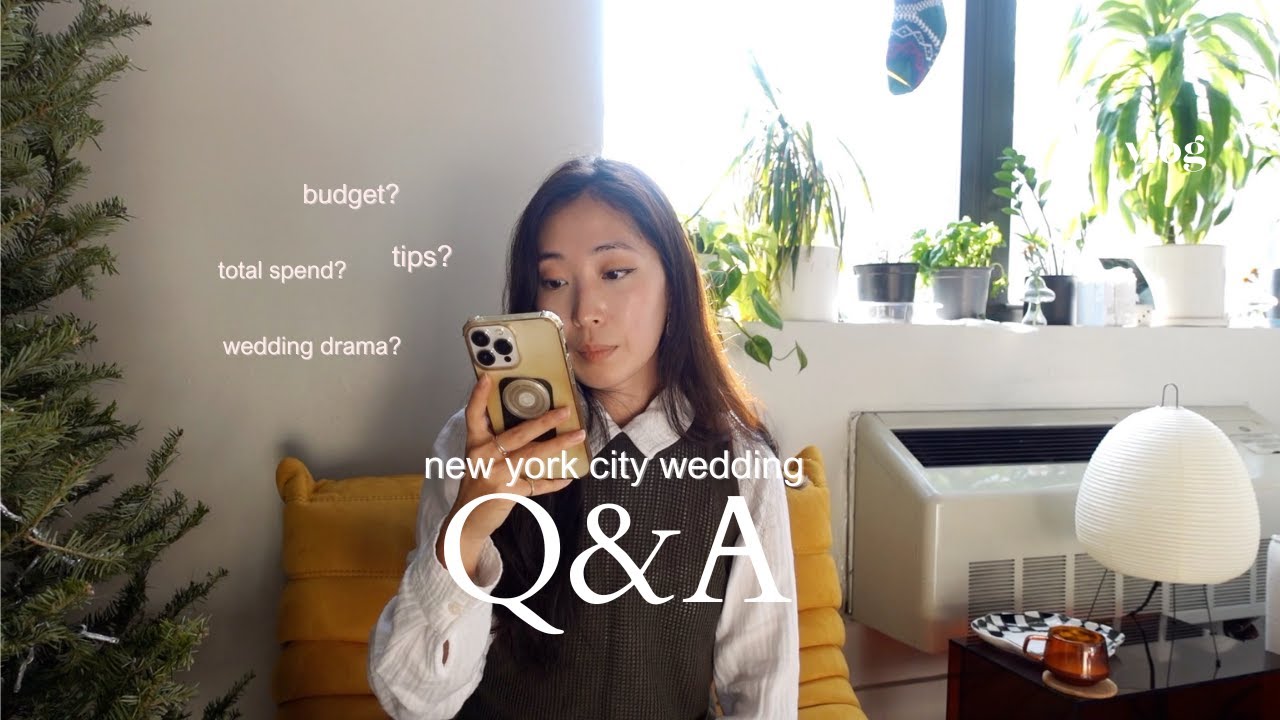 What I Spent On My NYC Wedding (in Brooklyn) | Q&A wedding planning tips, regrets, honeymoon budget
