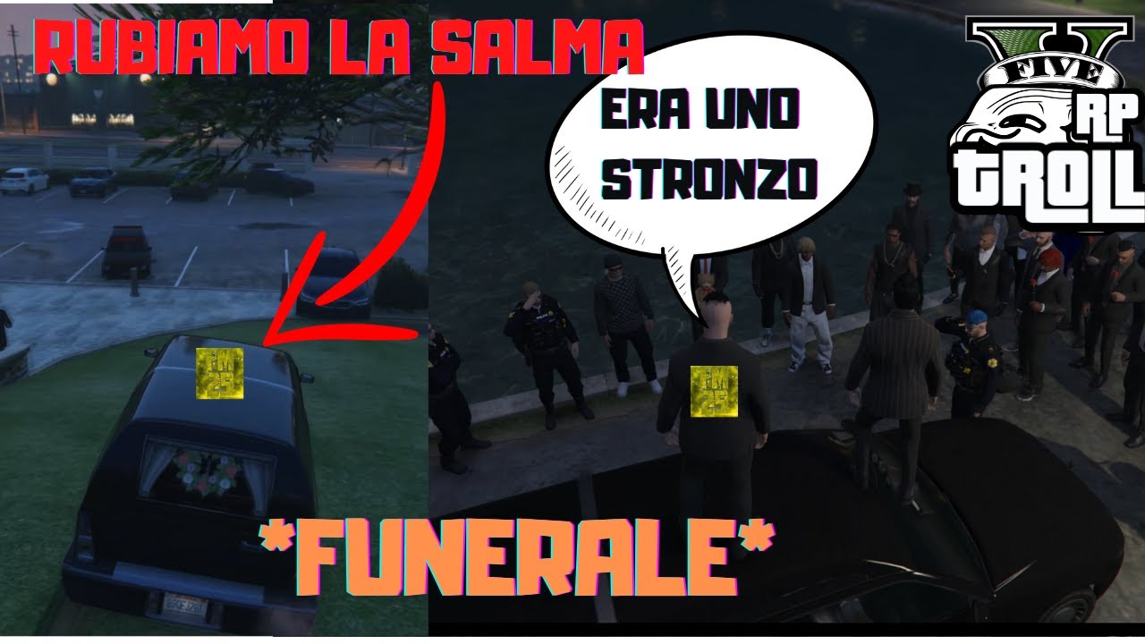 TROLLIAMO AD UN FUNERALE SU GTA RP