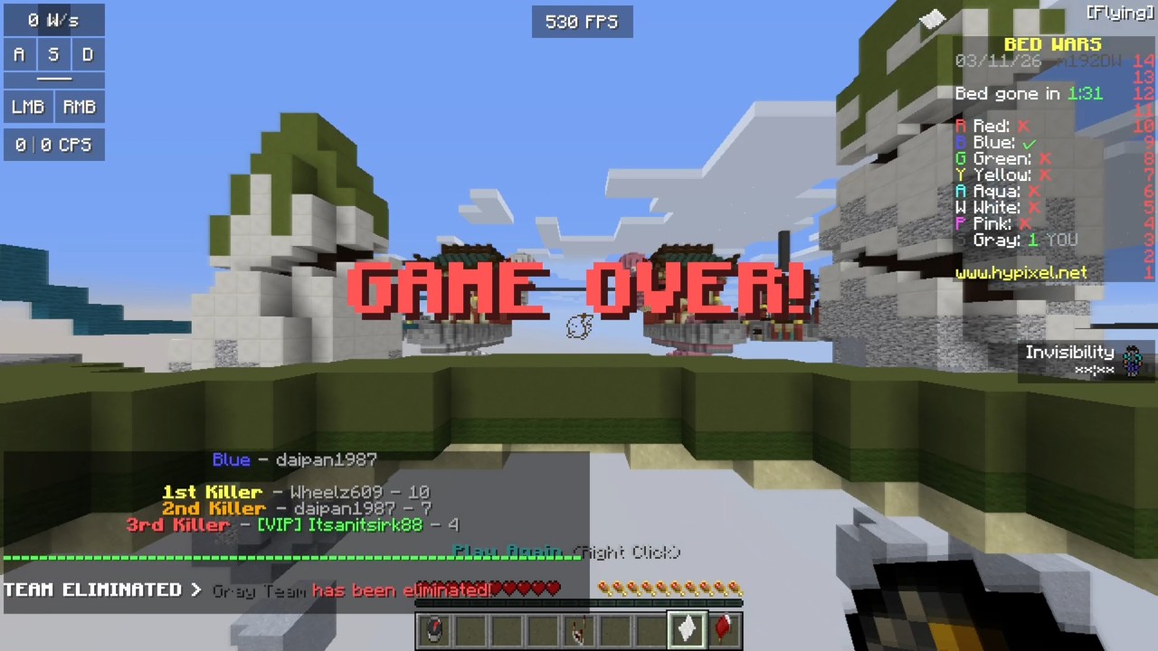 Day one, Playing a Game Of Bedwars Untill I Winn