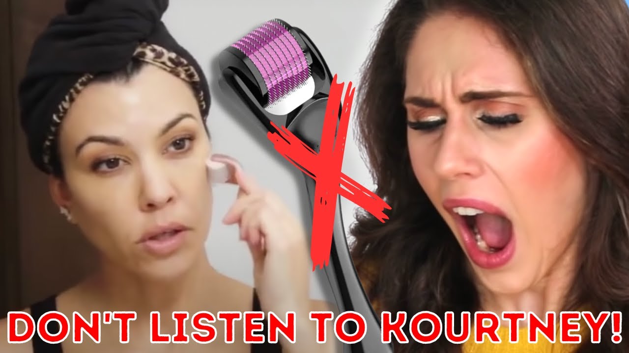 Esthetician Reacts To Kourtney Kardashian's Nighttime Skincare Routine | Harper's BAZAAR