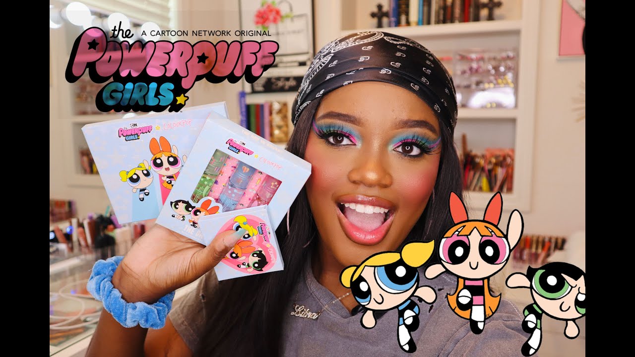 COLOURPOP X POWERPUFF GIRLS COLLECTION REVIEW!