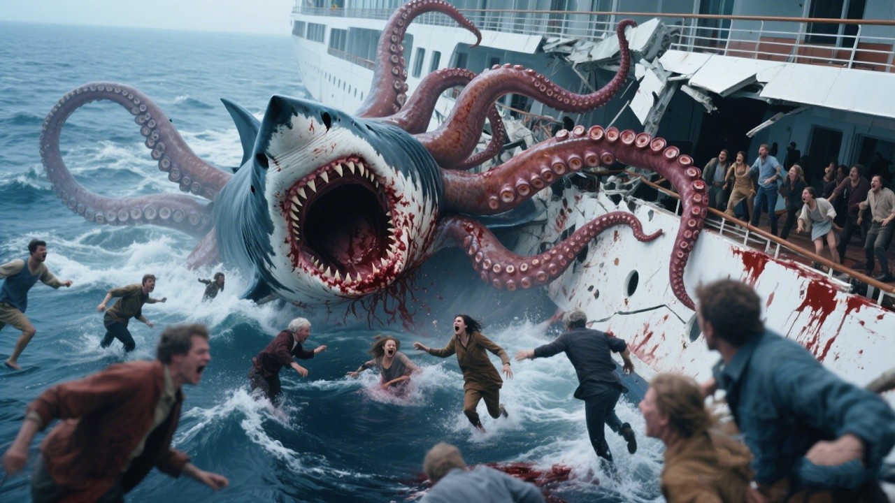Sharktopus | Most Brutal Sea Disaster Movie | Free full movies on youtube in English 4K
