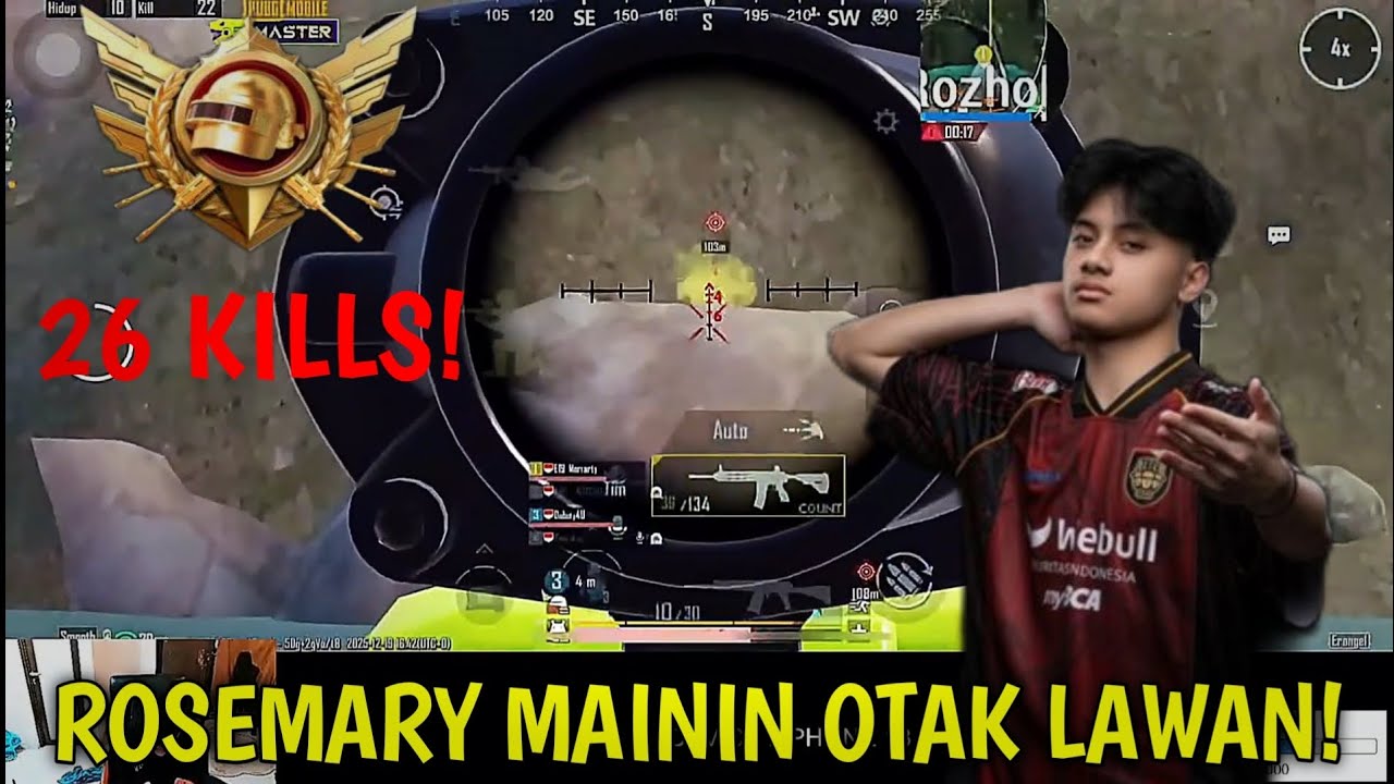 STRATEGI MAININ OTAK! 🧠 Rosemary 26 Kill di Lobby Ultimate Royale 💀