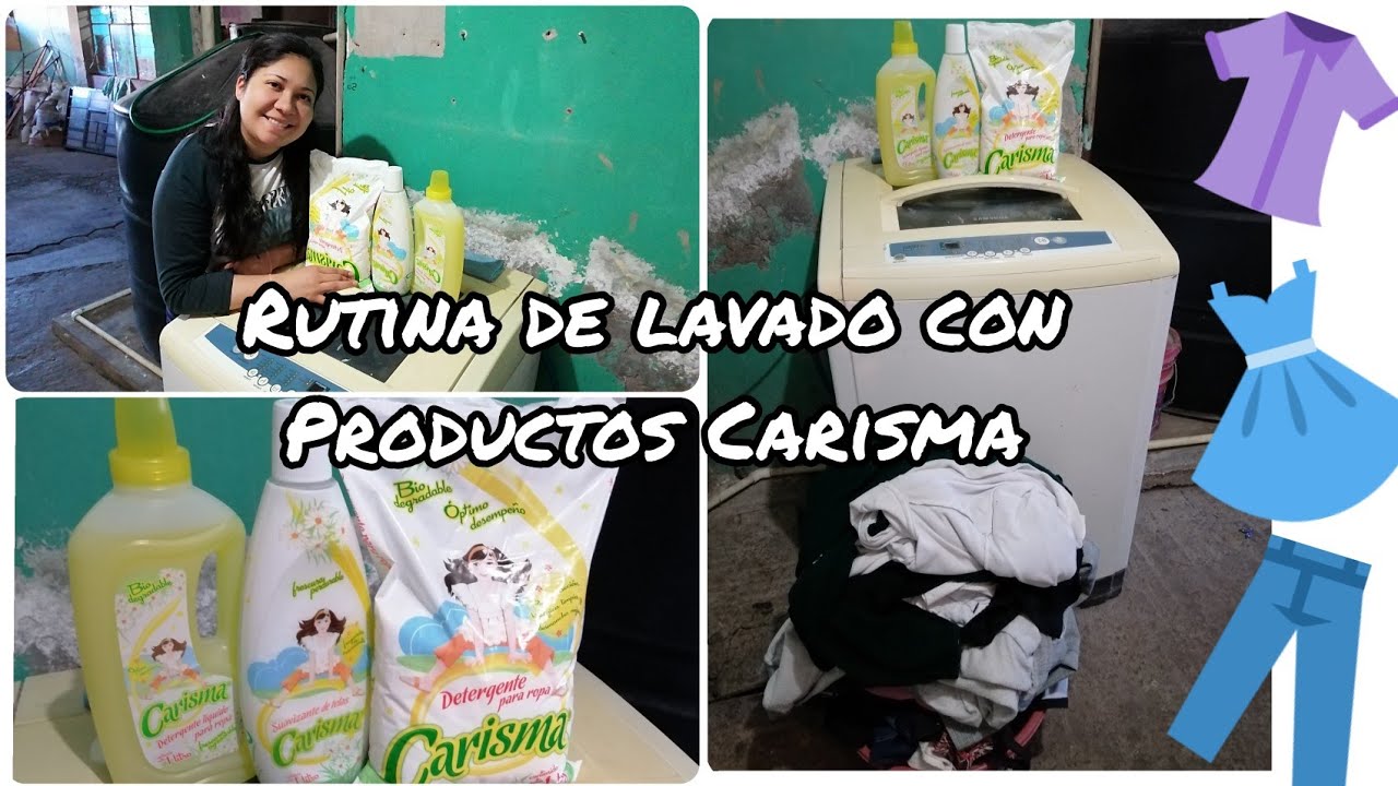 rutina de lavado con productos carisma 🧼🧺