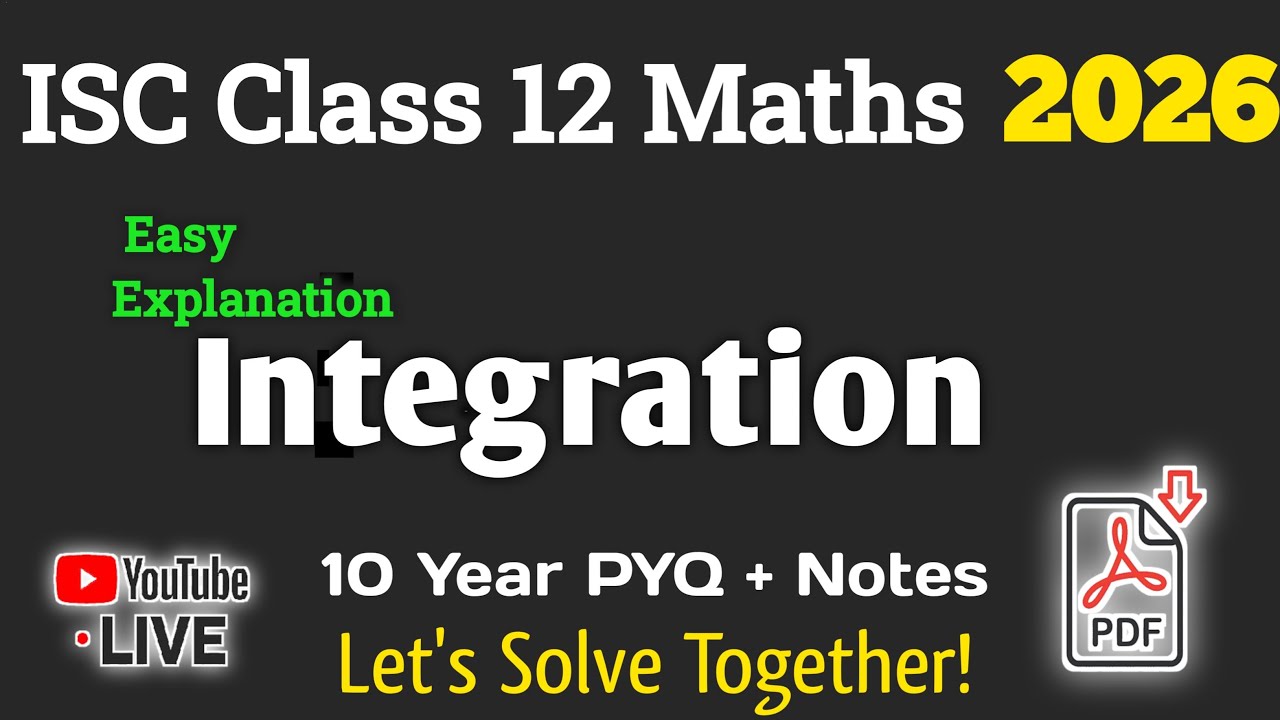 ISC Class 12th Integration One Shot| Keto Classes